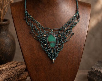 Step-by-step guide, Micro Macrame Necklace Tutorial PDF, DIY Boho Jewelry Class, Step by Step Macrame Pattern, Beaded Necklace Workshop