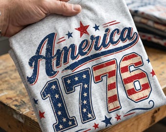 1776 America PNG, Patriotic Coquette PNG, 4th of July Retro Independence Day Png, USA 1776 vintage png, 250th Anniversary Digital Download