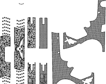 Springfield XDM Scroll SVG Laser engraving