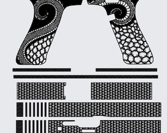 GLOCK 21 LASER  svg xtool xcs scales