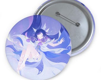 Columbina Genshin Impact Pin Button | Custom Enamel Badge