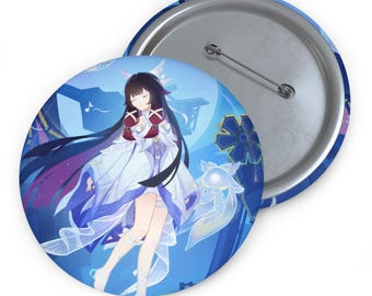 Columbina Genshin Impact Pin Button | Custom Enamel Badge