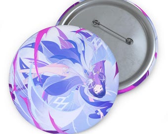 Columbina Genshin Impact Pin Button | Custom Enamel Badge