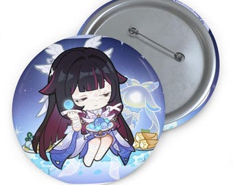 Columbina Genshin Impact Pin Button | Custom Enamel Badge