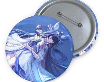 Columbina Genshin Impact Pin Button | Custom Enamel Badge