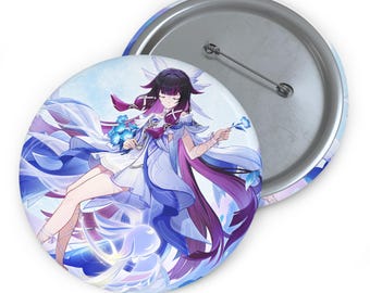 Columbina Genshin Impact Pin Button | Custom Enamel Badge