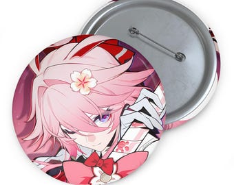 Evanescia Honkai Star Rail Pin Button