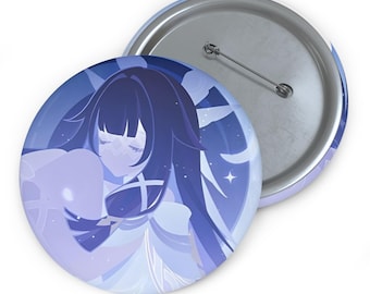 Columbina Genshin Impact Pin Button | Custom Enamel Badge