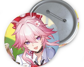 Evanescia Honkai Star Rail Pin Button