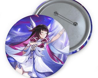 Columbina Genshin Impact Pin Buttons | Character Pin Badge