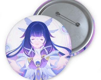 Columbina Genshin Impact Pin Button | Custom Enamel Badge