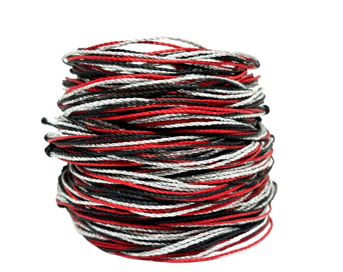 Personalized Team Bracelet: Waterproof Adjustable Cord, fundraiser idea