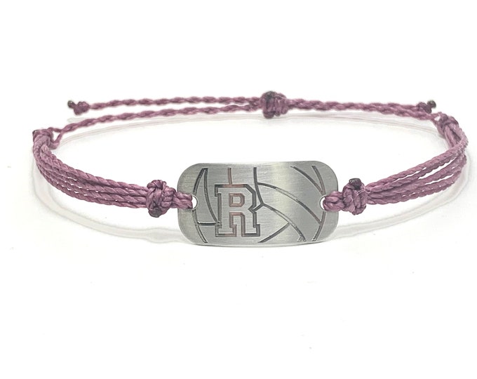 Volleyball Bracelet Personalized Waterproof Sports Bracelet Etsy
