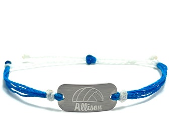 Volleyball bracelet, personalized waterproof sports bracelet, team gifts