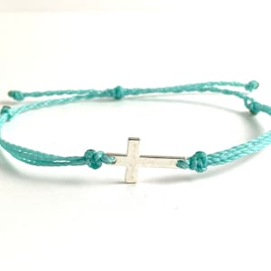 mint with silver cross