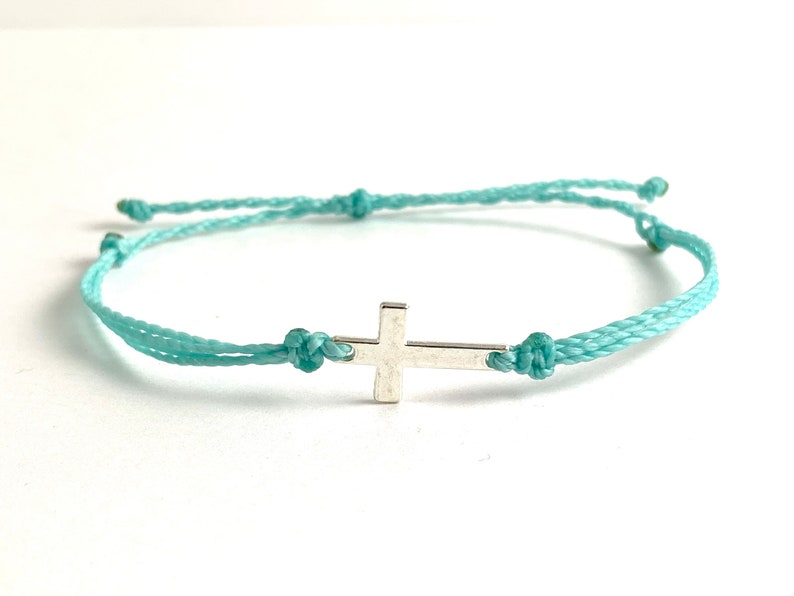 mint with silver cross