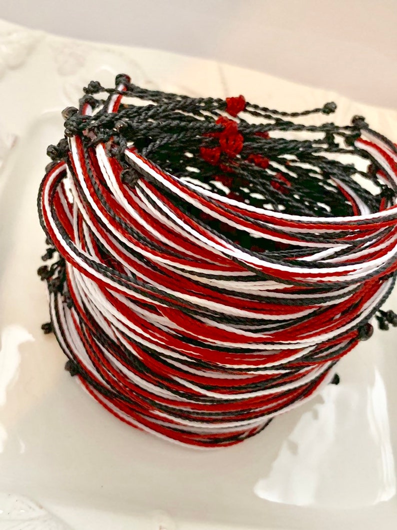 Team bracelets Personalized Waterproof adjustable bracelet Etsy