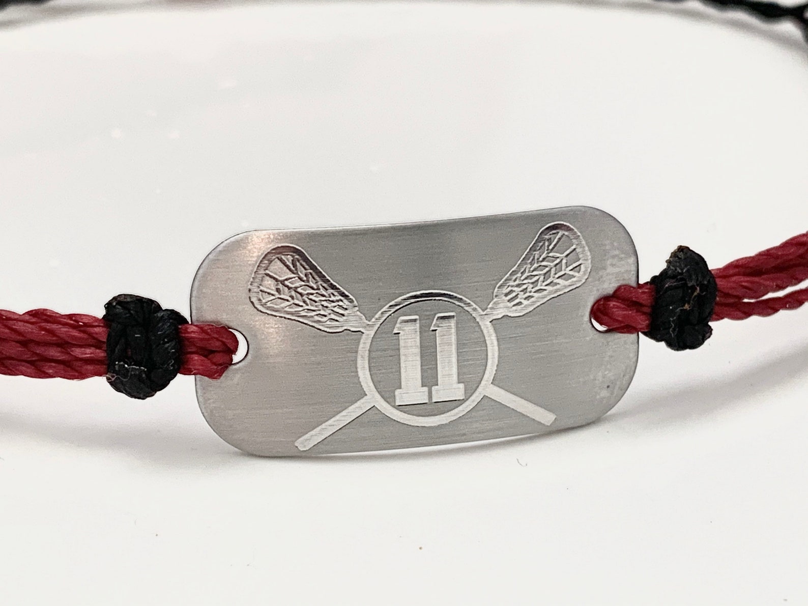 Lacrosse Bracelets Personalized Waterproof Sports Bracelet Etsy