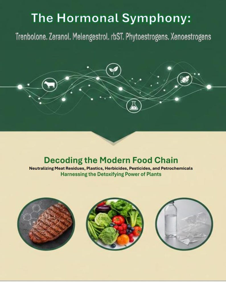 The Hormonal Symphony trenbolone zeranol melengestrol in meat. Detoxifying plastics herbicides pesticides and petrochemicals. Download image 1
