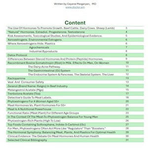The Hormonal Symphony trenbolone zeranol melengestrol in meat. Detoxifying plastics herbicides pesticides and petrochemicals. Download image 2