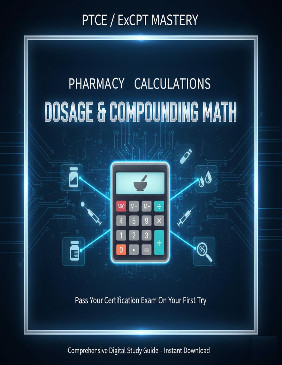 123 Pharmacy Calculations & Math Mastery Guide (digital Download ...