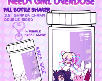 NSO Bedürftiger Streamer Overload || Ame Chan, KAngel || 3,5 ""Shaker Anhänger."