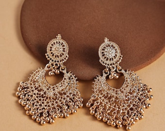 Vintage Moissanite Chandelier Earrings, 7.3cm Filigree Drop Earrings,925 silver alloy.