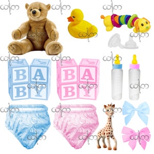 Baby Clip Art Graphic Design Pattern for your art projects image 1
