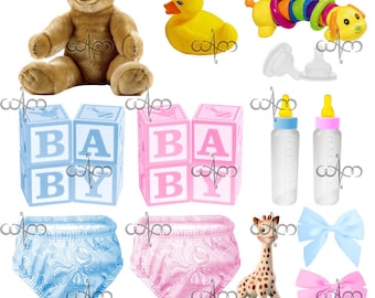 Baby Clip Art Graphic Design Pattern for your art projects