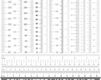 Ruler SVG Bundle, Centimeters, Cricut & Glowforge Files (Digital Download)