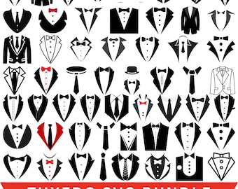 Tuxedo Vector Art | Suit SVG, PNG, JPG (Digital Download)