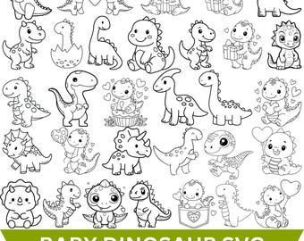 Dinosaur SVG bundle | Dinosaur doodles | Cute dino svg | Cute dinosaur png | Dinosaur clipart | Kids Dinosaur Svg Dinosaur Illustrations