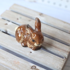 Vintage Goebel Hummel Ceramic Resting Bunny