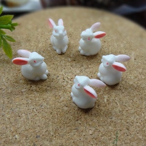 10 Uds. Cabujón de bebé conejo encantador, 12x15mm