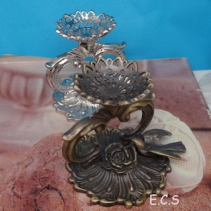 1pcs (55mmHigh) Display Stand in Silver Plated   For Goose Egg/Emu EggShell