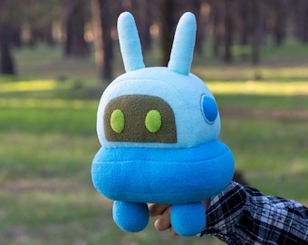 Roberto Plush - inspired by Pocoyo, Handmade Plushie 11 in