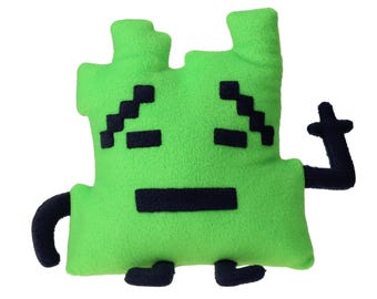 Ignignokt Plush - Aqua Teen Hunger Force Mooninite, Green Alien Plush Toy