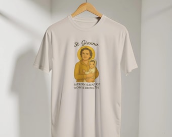 St. Gianna “Patron Saint of Mom Strength” Gildan Tee