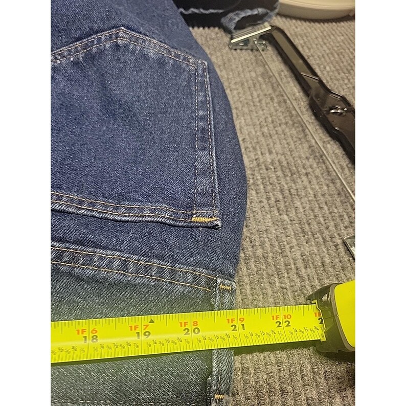 Wrangler Authentics Mens Relaxed Fit Jeans Blue Denim 44x30 9760WDR Cotton image 5