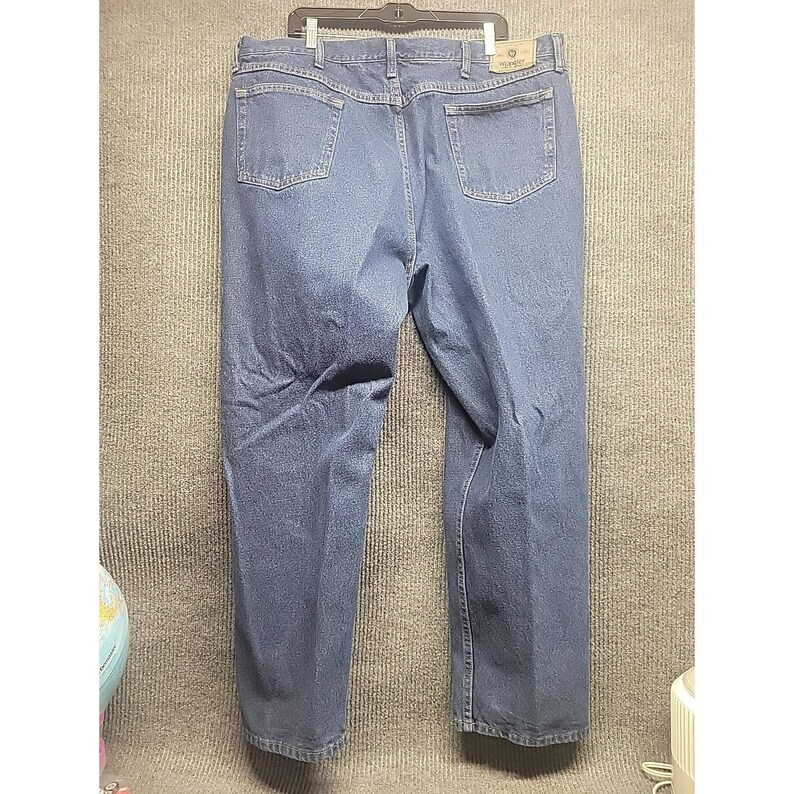 Wrangler Authentics Mens Relaxed Fit Jeans Blue Denim 44x30 9760WDR Cotton image 3