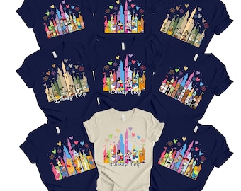 Disney Castle Matching Tshirt, Disney Crew Matching Shirts, Star Wars Mickey, Safari Mickey, Toy Story, Winnie The Pooh, Princess Shirts