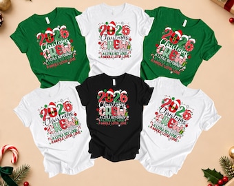 Family Christmas Shirt, Matching Crew Shirt, 2026 Xmas Shirt, Custom Christmas Shirt, Santa Family Shirt, Very Merry Christmas Shirt