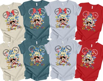 Custom Disney Trip 2026 Shirt, Disney Trip shirt, Disney Family Vacation Shirt, Disney Family Matching Shirt, Disney world family shirt 2026
