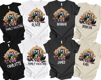 Epic Universe Matching Shirts, Custom Epic Universe Family Trip Shirts, Matching Mario Tees, Epic Universe Family Shirt, Family Trip T-shirt