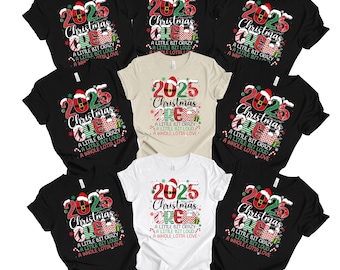 Family Christmas Shirt, Matching Crew Shirt, 2025 Xmas Shirt, Custom Christmas Shirt, Santa Family Shirt, Very Merry Christmas Shirt
