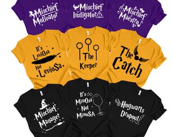 Wizard Family Vacation Tshirt, Matching Wizard Family Shirts, Wizard Magic Vacation Trip, Universal Studios Family Matching Shirts,