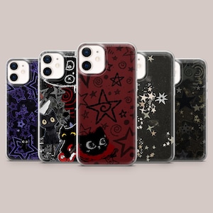 Etui na telefon Grunge Star Gothic Y2K Emo Cover do iPhone'a 17, 16Pro, 15, 14, 13, 12, Samsunga S25, S24, S23, S22, A16, A56, A55, Pixela 10Pro, 9