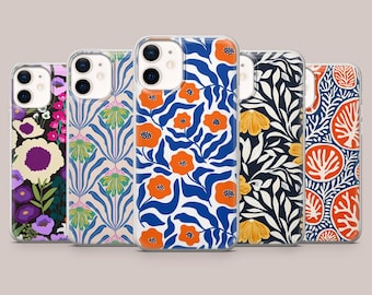 Coque de téléphone Matisse pour iPhone 17, 16Pro, 15, 14, 13, 12, Samsung S25, S24, S23, S22, A16, A56, A55, Pixel 10Pro, 9Pro