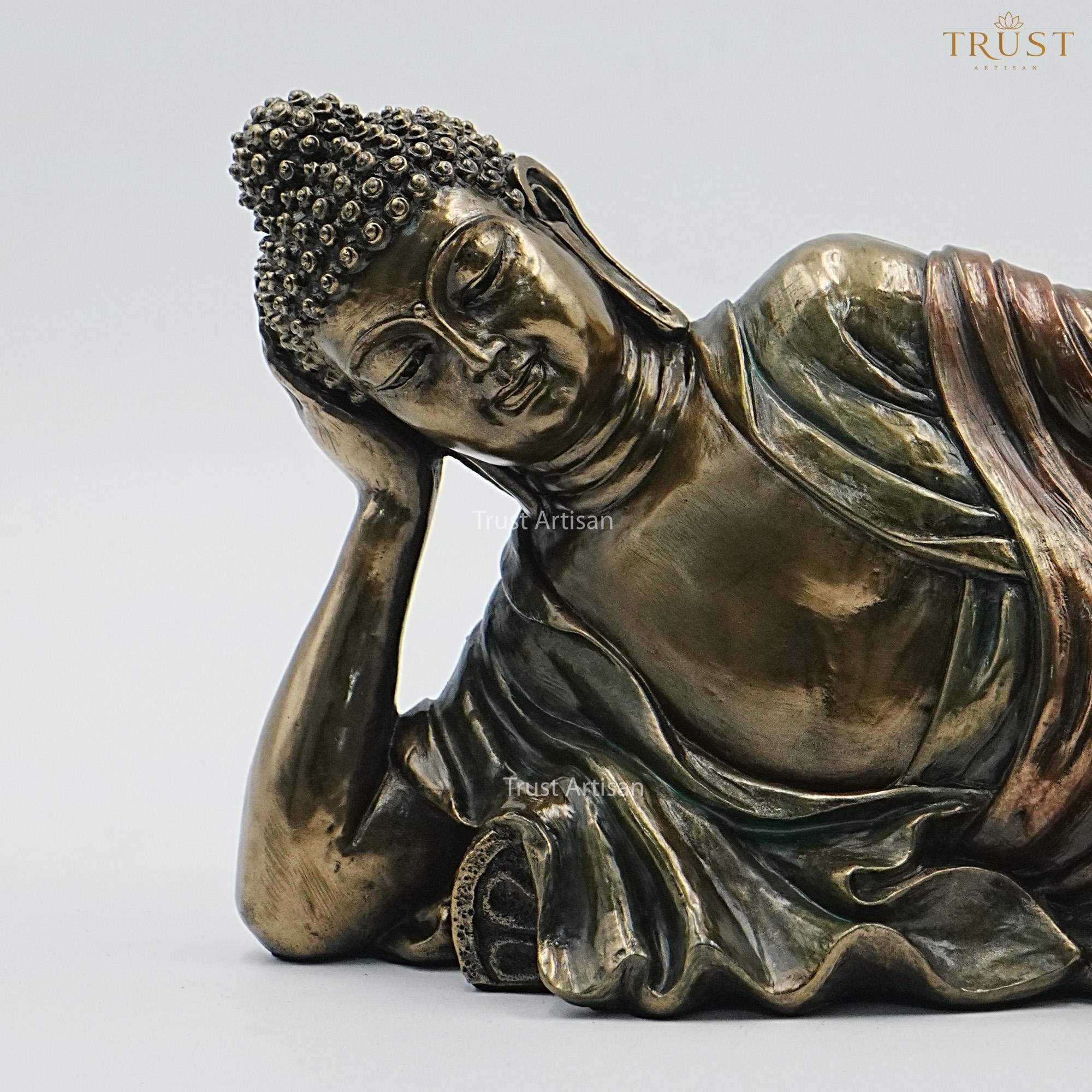 Reclining Buddha Statues - Etsy