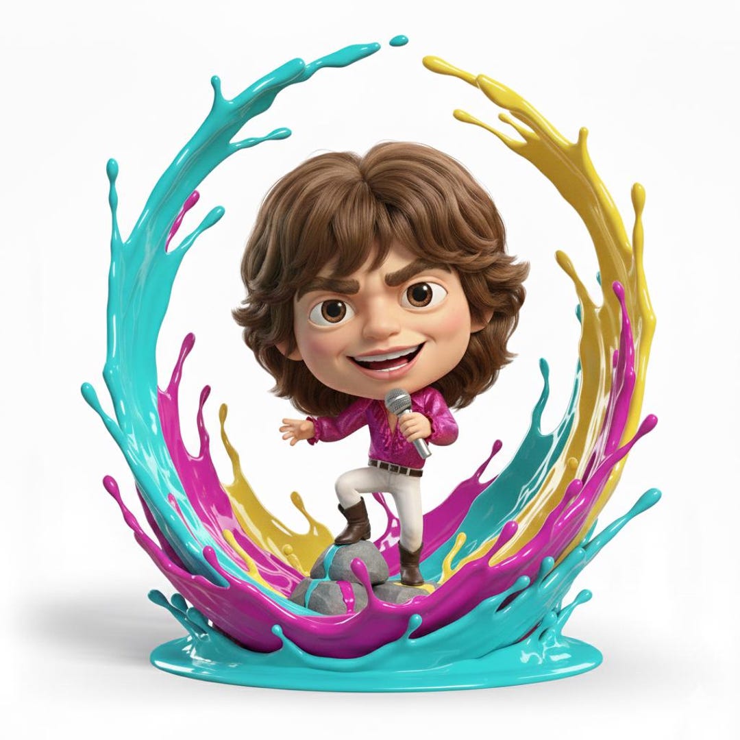 Mick Jagger Chibirock STL File, 3D Printable Rock Icon - Etsy